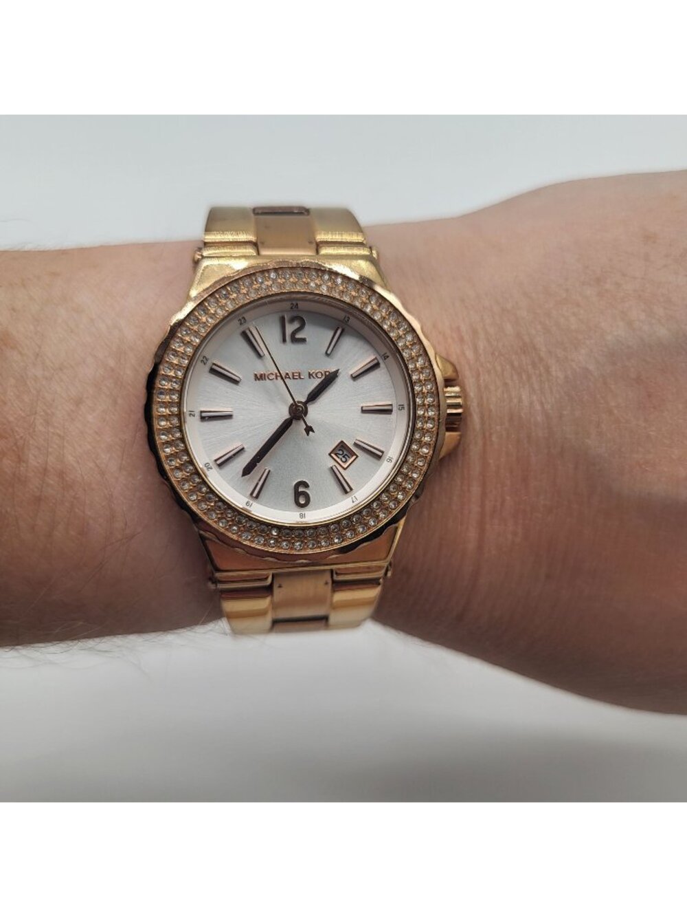 Michael Kors Women's Ritz MK5921 Rose Gold Tone Stainless-Steel Quartz Watch